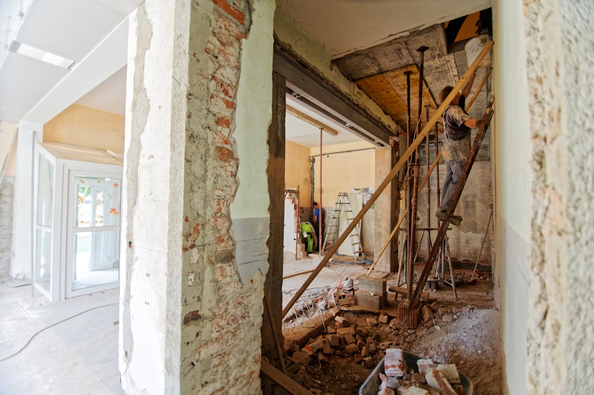 Entkernung und Rückbau eines Innenraums